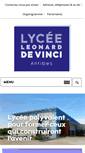 Mobile Screenshot of leonarddevinci.net